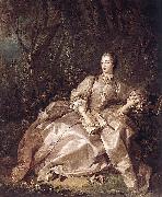 Francois Boucher Madame de Pompadour, Mistress of Louis XV oil painting reproduction